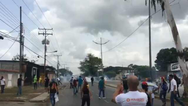 Foto: Reportan represión en la marcha por la libertad de expresión en Cojedes / Jose Antonio Zavarce