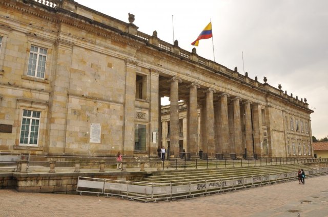 Fachada del congreso de Colombia (foto archivo El Espectador)