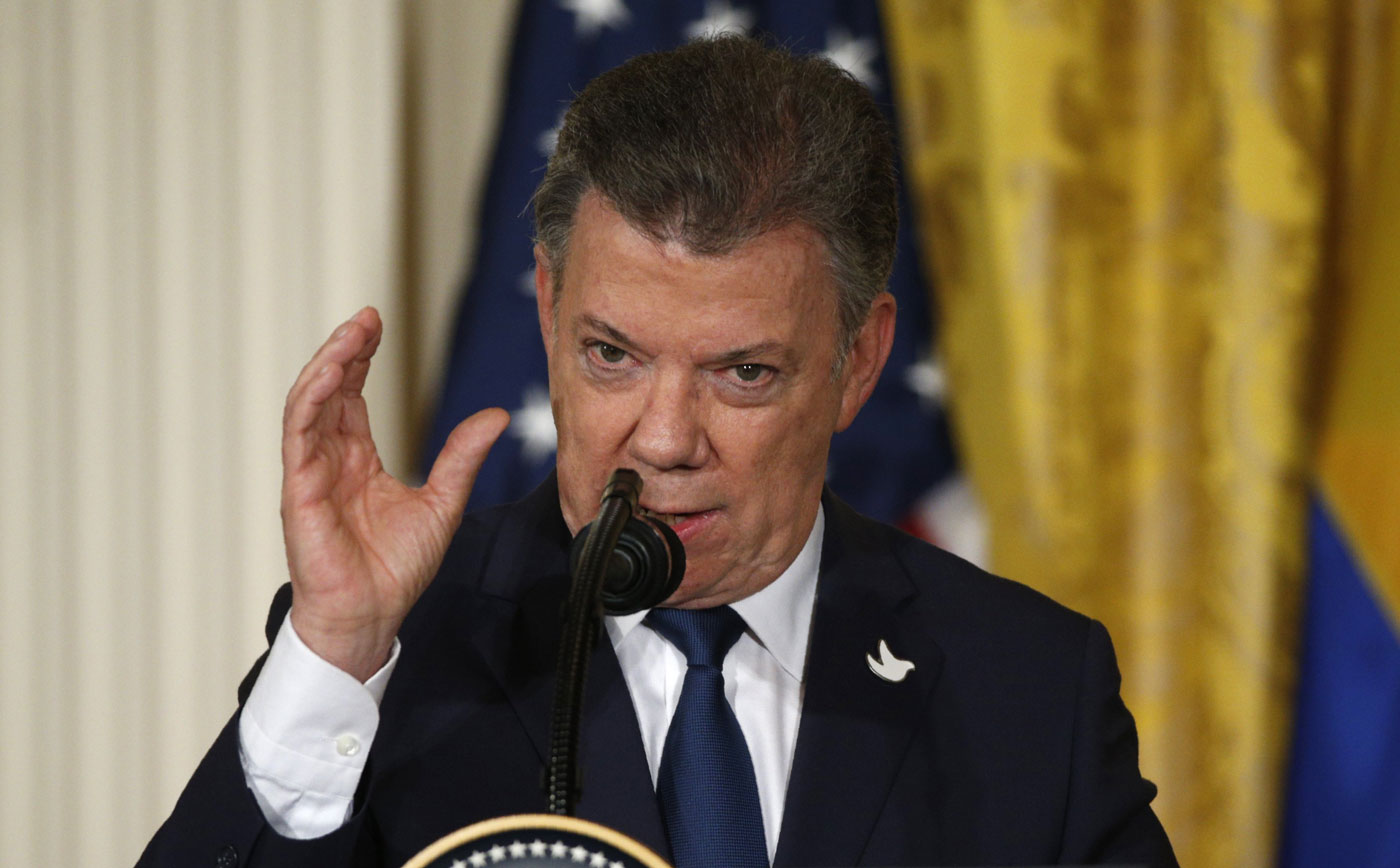 Santos valora avances en la implementación del acuerdo de paz en Colombia