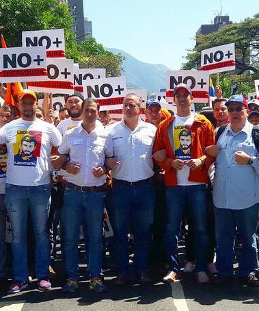 Sucre indicó que a pesar de los secuestros del régimen, seguirán en la calle (Foto: Prensa VP Bolívar)