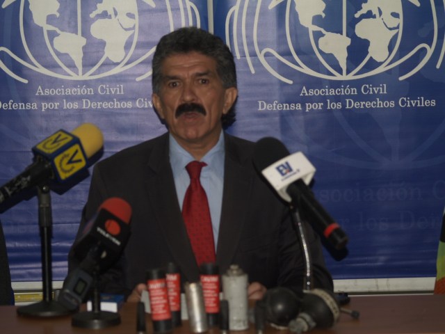 El defensor de DDHH, Rafael Narvaez (Foto: Prensa de Solidaridad)