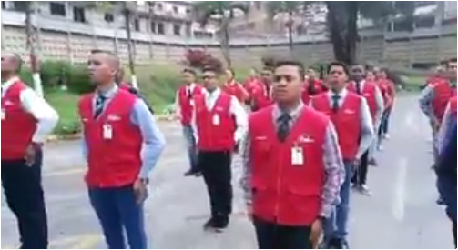 ¡A discreción!..¡Firrr…! El entrenamiento de los ¿soldados? del Metro de Caracas (video)