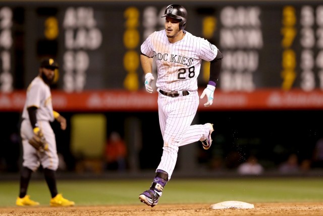 El jjugador de los Rockies de Colorado, Nolan Arenado. Matthew Stockman/Getty Images/AFP