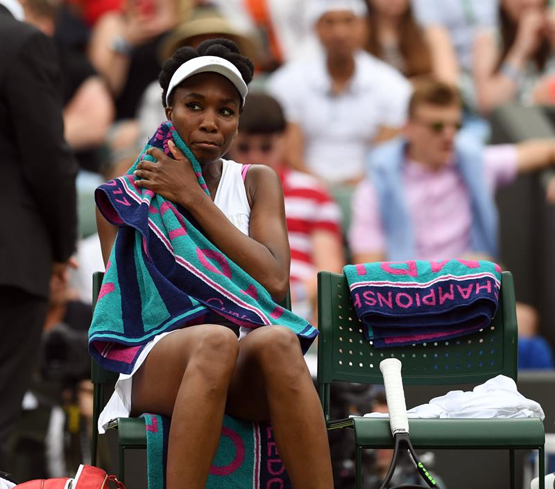 Venus Williams rompe a llorar en rueda de prensa al recordar el accidente