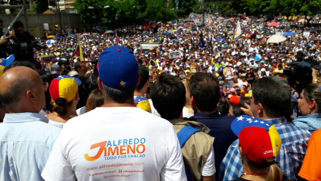 Alfredo Jimeno: Hoy cumplimos 100 días de lucha contra la dictadura de Nicolás Maduro