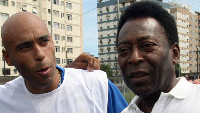 Pelé junto a su hijo mayor, Edinho (Foto: as.com)