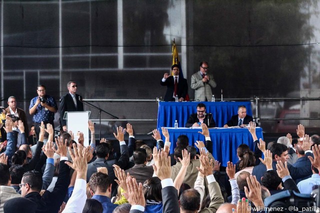 La Asamblea Nacional juramentó a los nuevos magistrados del TSJ (Foto lapatilla)