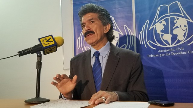 Rafael Narváez, coordinador de la Asociación civil Defensa por los Derechos Civiles