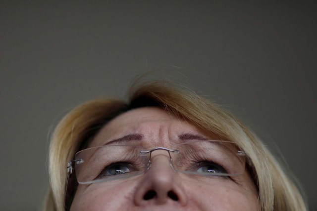 Venezuela's former chief prosecutor Luisa Ortega Diaz speaks during a news conference after a meeting with Brazil's Foreign Minister Aloysio Nunes Ferreira, in Brasilia, Brazil August 23, 2017. REUTERS/Ueslei Marcelino