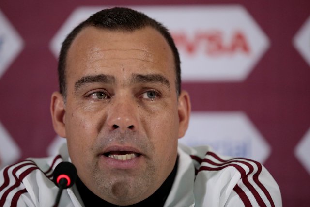 El seleccionador de la Vinotinto, Rafael Dudamel. REUTERS/Marco Bello