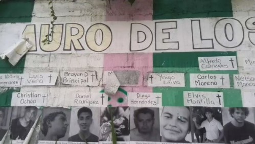 Vecinos de El Hatillo realizan mural en honor a los caídos