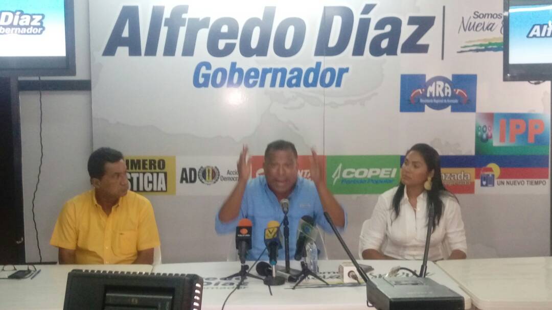 Alfredo Díaz: El Aissami me ataca porque no da pie con bola para resolver los problemas del país