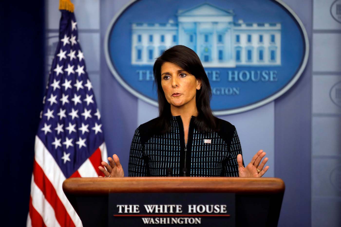 Nikki Haley: Resulta claro que el régimen nunca tuvo intención de negociar de buena fe