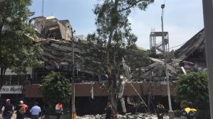 Potente terremoto causó daños en la capital de México, Puebla y Morelos