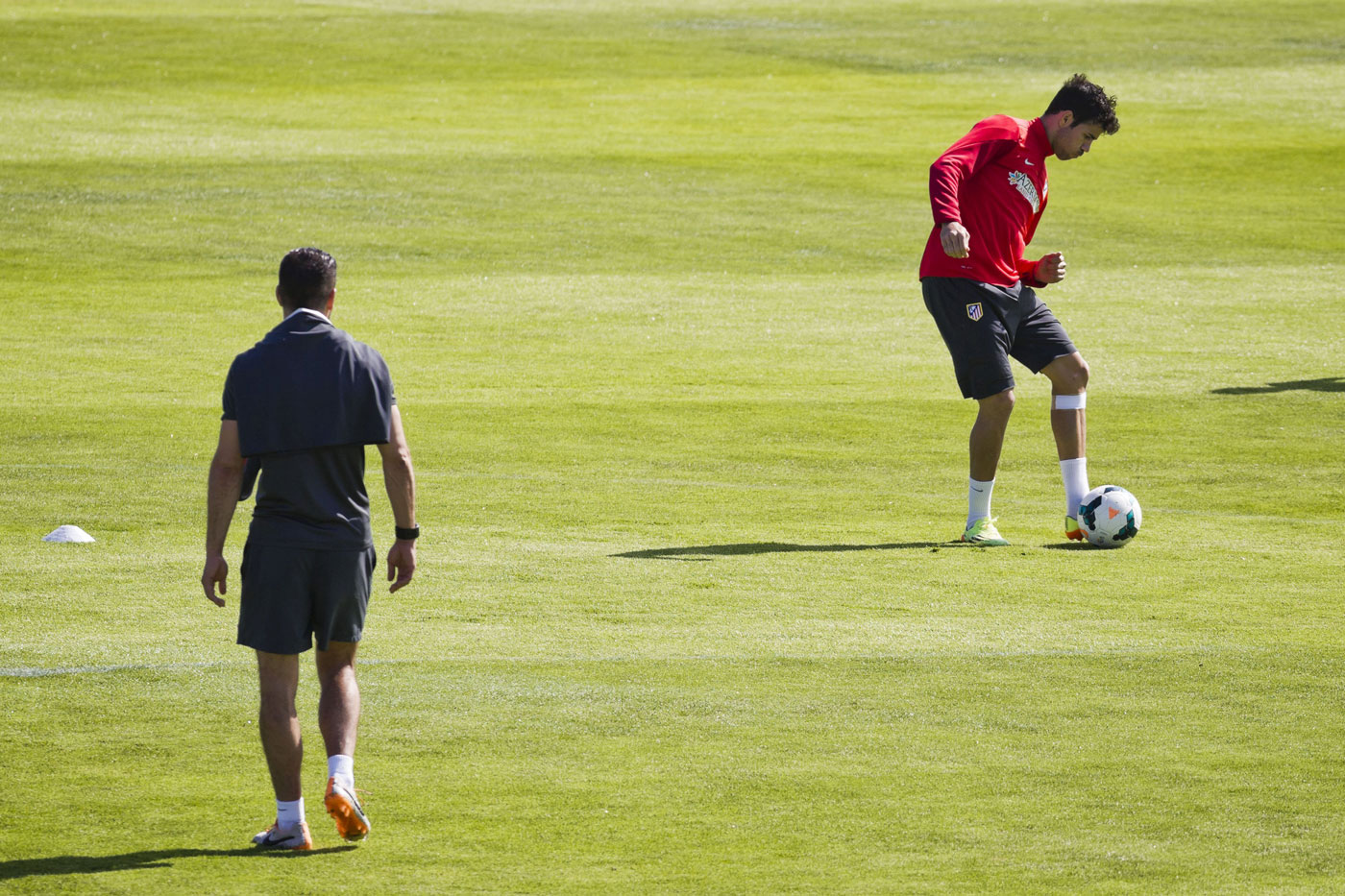 Diego Costa inició su pretemporada con el Atlético de Madrid