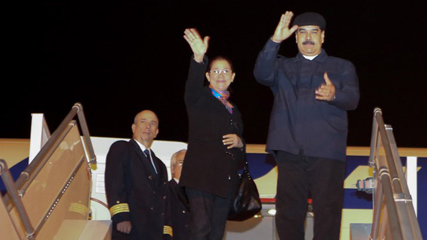 Maduro regresó a Venezuela luego de gira internacional