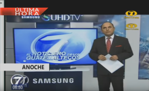 Televisión guatemalteca transmitió en vivo el sismo (video)