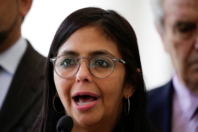 La presidenta de la Constituyente cubana, Delcy Rodríguez. REUTERS/Marco Bello