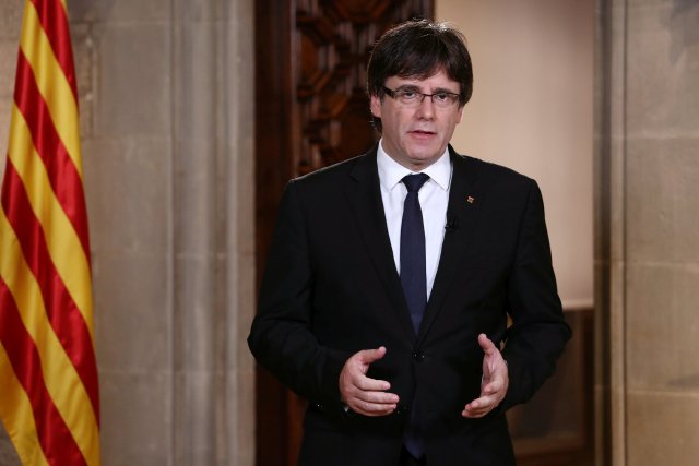 El presidente del gobierno catalán, Carles Puigdemont / Jordi Bedmar Handout via REUTERS 