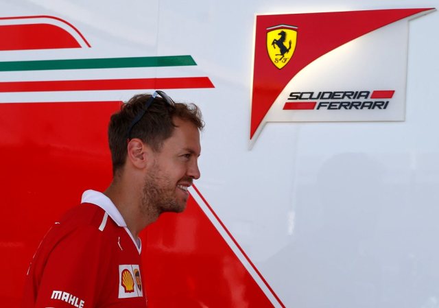 El alemán Sebastian Vettel, piloto de Fórmula Uno (Ferrari). REUTERS/Toru Hanai