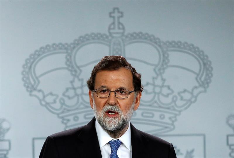 Mariano Rajoy descarta posible reunión con Carles Puigdemont