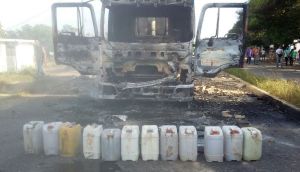 Camión embistió contra una protesta por falta de agua en el Zulia