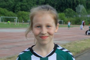 Zemyna, la niña prodigio de 10 años del fútbol femenino lituano