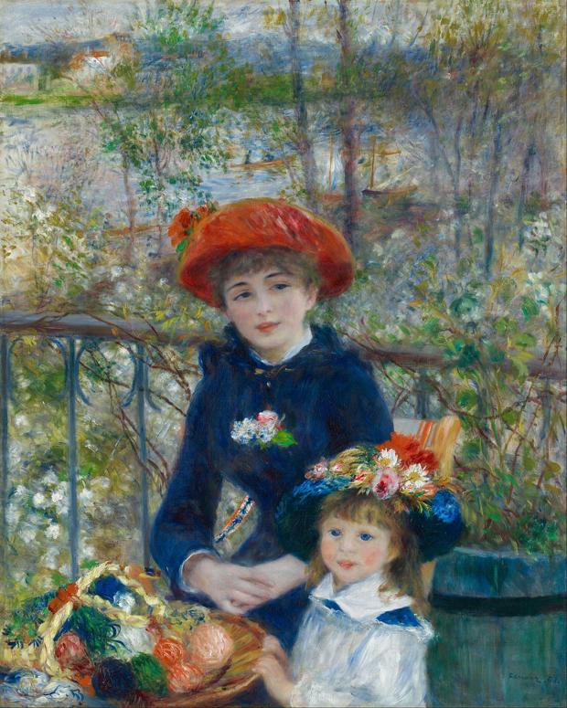 «En la terraza (dos hermanas)», de Auguste Renoir - ABC