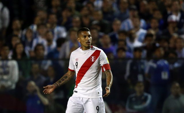 El futbolista peruano Paolo Guerrero. REUTERS/Marcos Brindicci