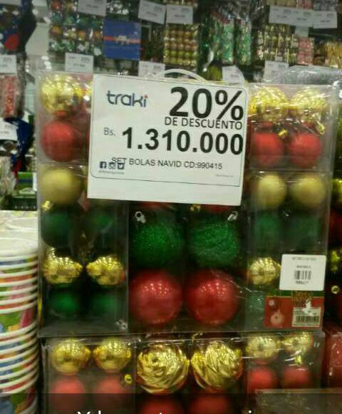 Set de bolas navideñas para decorar