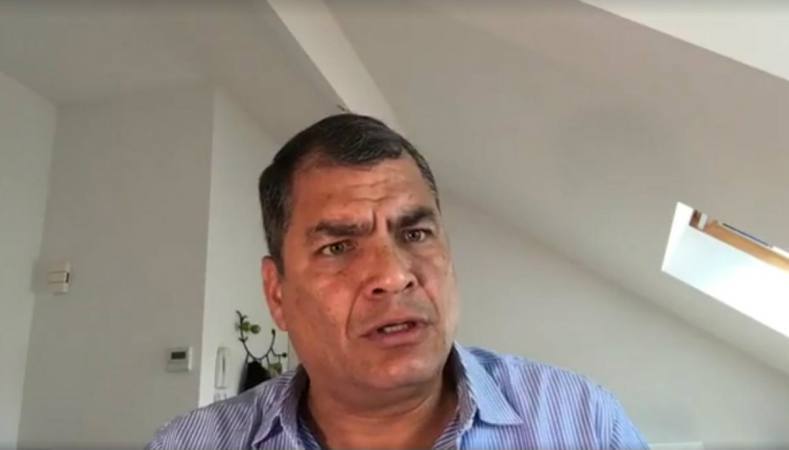 Correa dice que Moreno retrasó Ecuador 20 años en seis meses de presidencia