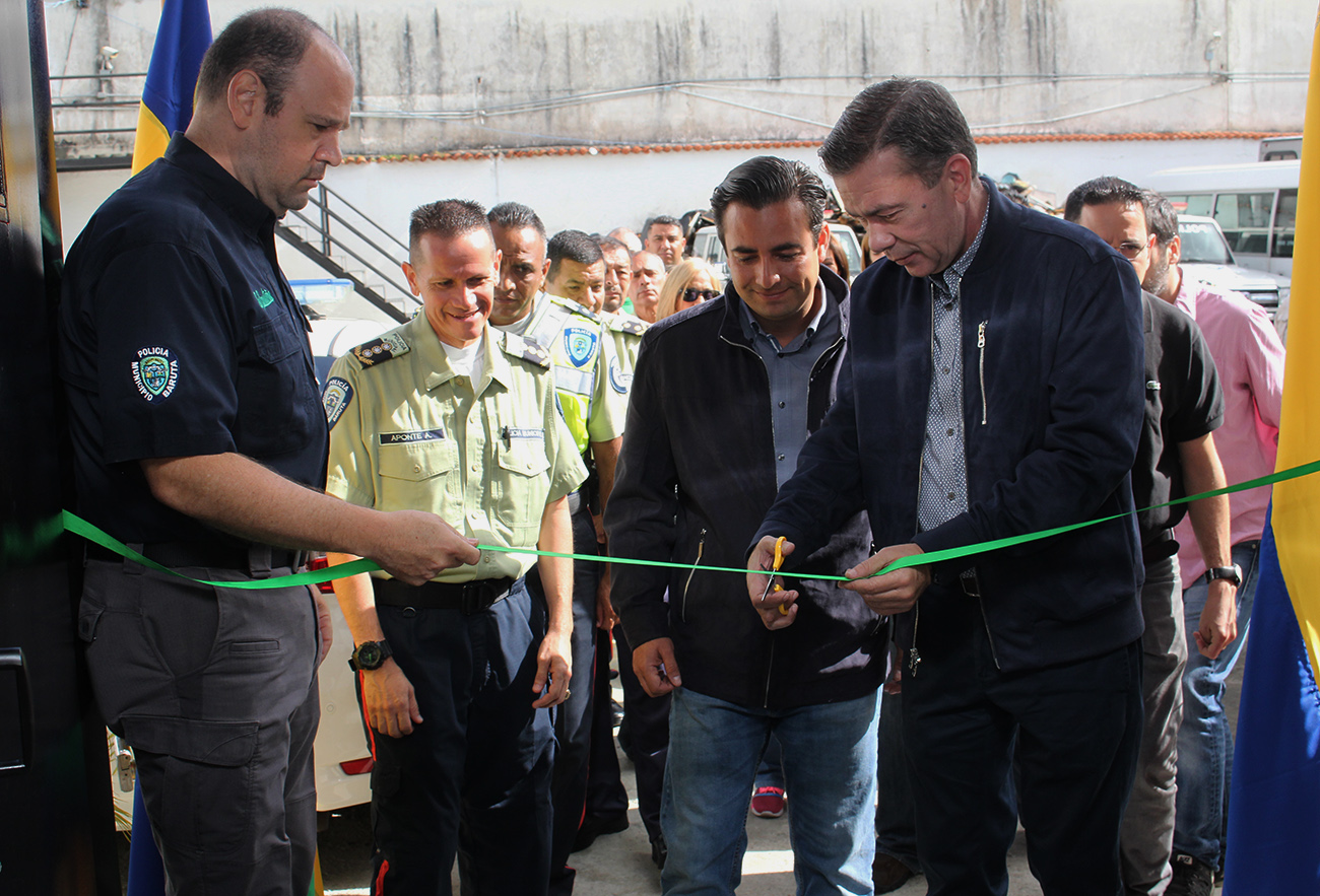 Alcalde Gerardo Blyde inauguró Sala de Control de Evidencia de PoliBaruta