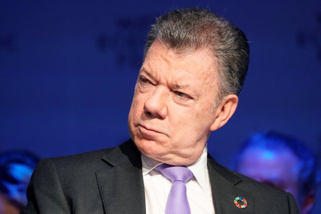 Colombia's President Juan Manuel Santos REUTERS/Denis Balibouse