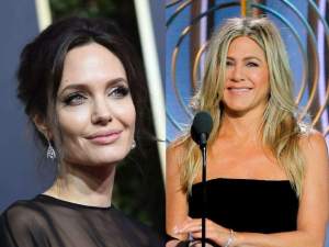 ¡Viejas rivales! La polémica reacción de Angelina Jolie al ver a Jennifer Aniston en los Globo de Oro