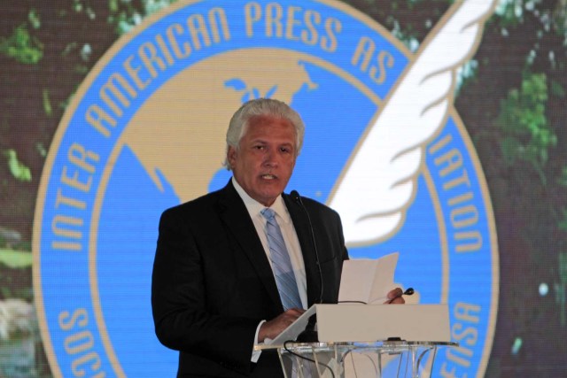El presidente de la Sociedad Interamericana de la Prensa (SIP), Gustavo Mohme / EFE/Esteban Biba