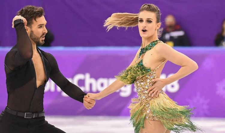 A patinadora francesa se le escapó una lola en plenos Juegos Olímpicos (Foto)