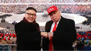 FOTO: Expulsan a Donald Trump y Kim Jong-un de la ceremonia de apertura de los Juegos Olímpicos
