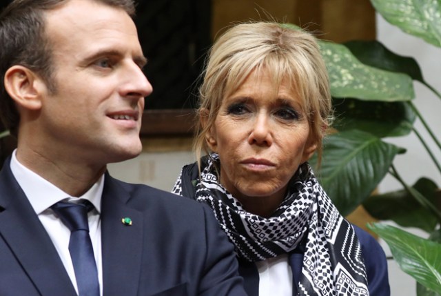 Emmanuel y Brigitte Macron, en una imagen reciente 