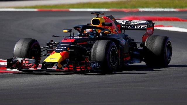 Motor Racing - F1 Formula One - Formula One Test Session - Circuit de Barcelona-Catalunya, Montmelo, Spain - March 7, 2018   Daniel Ricciardo of Red Bull during testing   REUTERS/Juan Medina