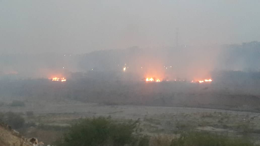 Incendio forestal se registró en el valle del Río Turbio