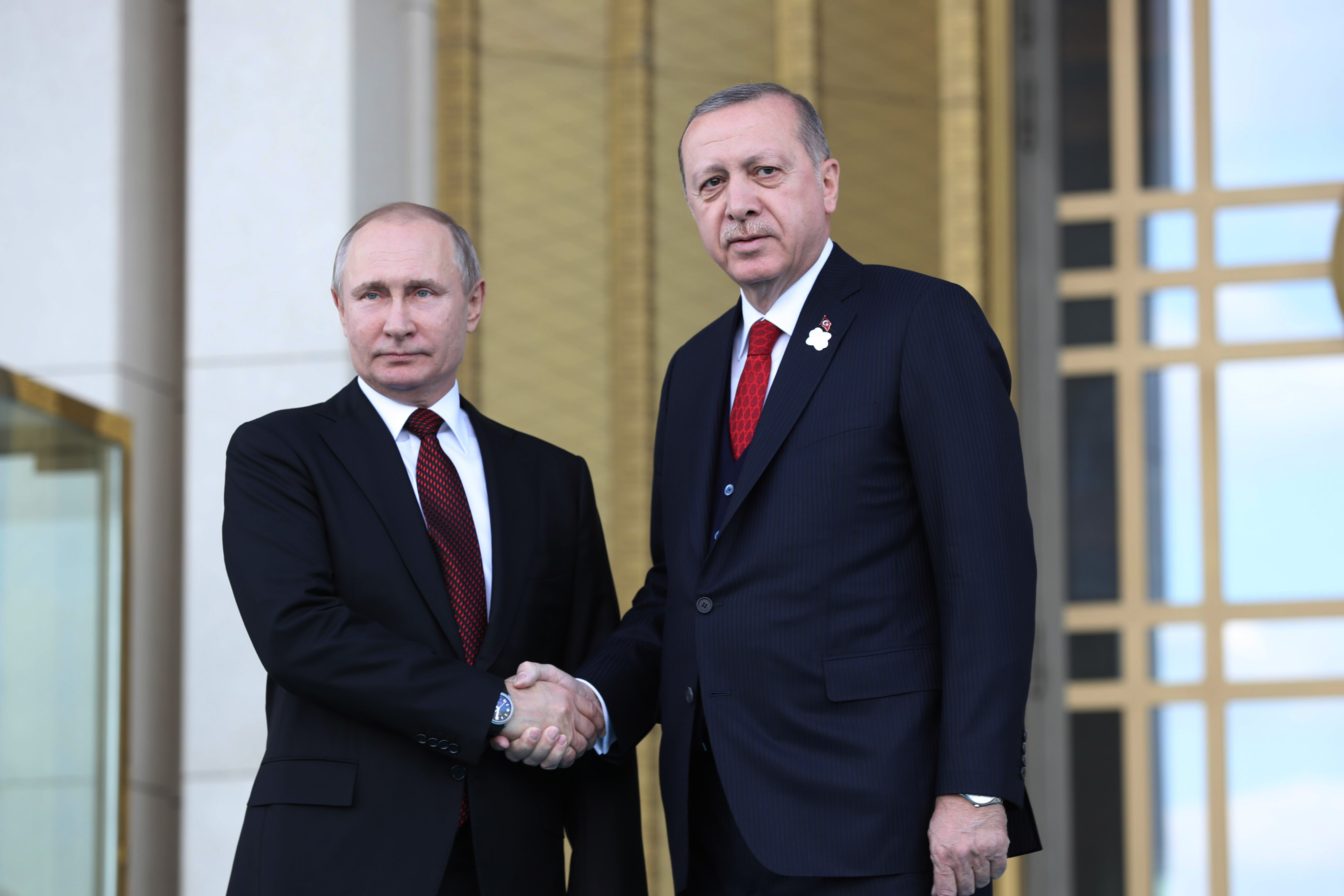 Erdogan y Putin inauguran un gasoducto que conecta a Rusia con Europa