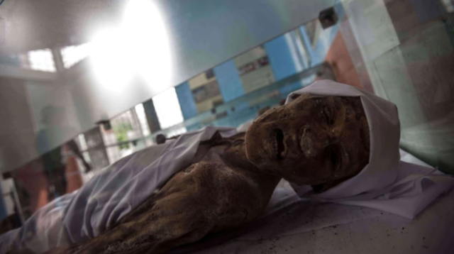 Cuerpo momificado de Jorge Cruz