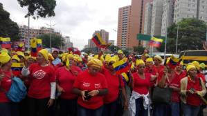 Oficialismo se concentra en varias zonas de Caracas celebrar el Día del Trabajador (Video)