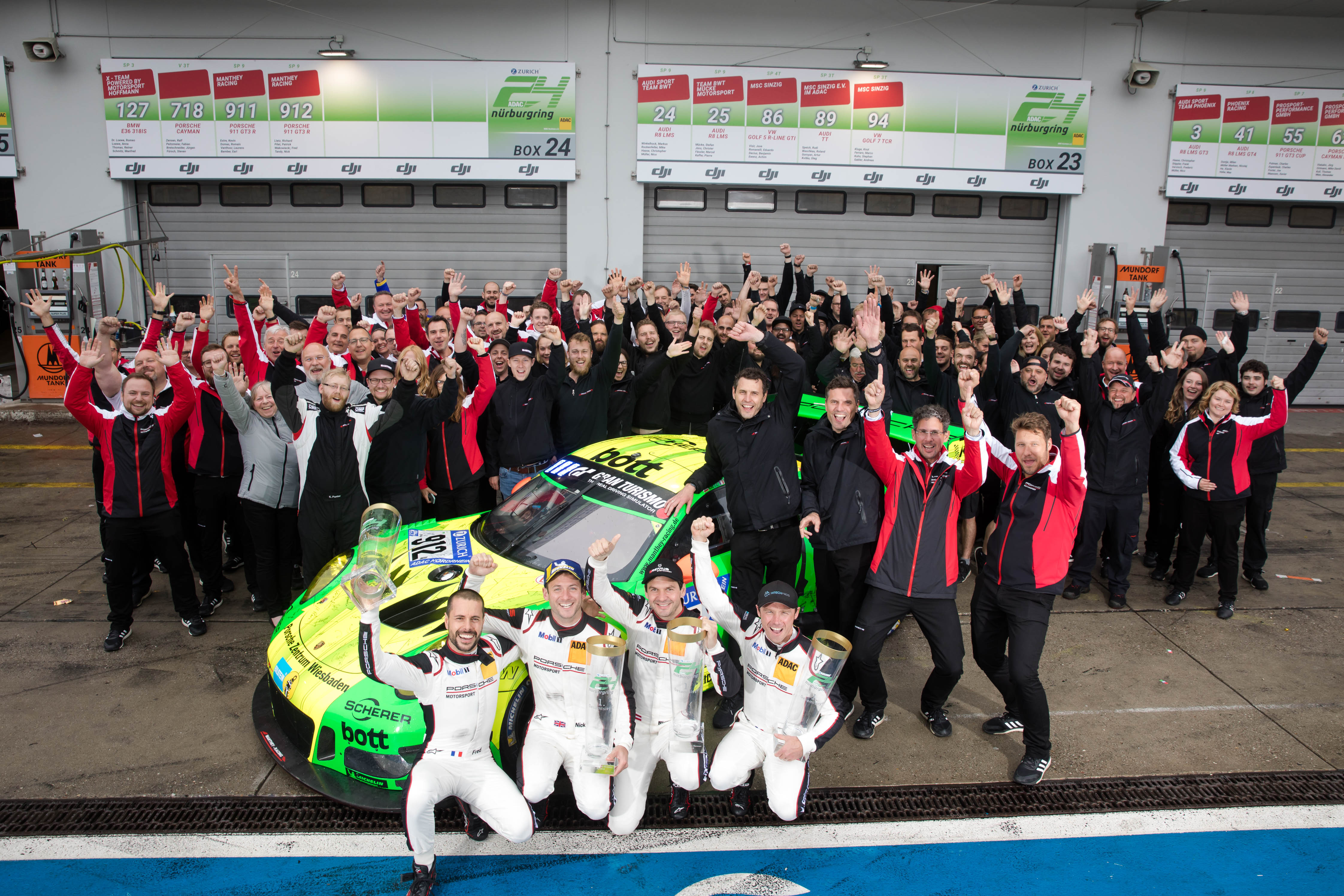 Porsche gana las 24 Horas de Nürburgring