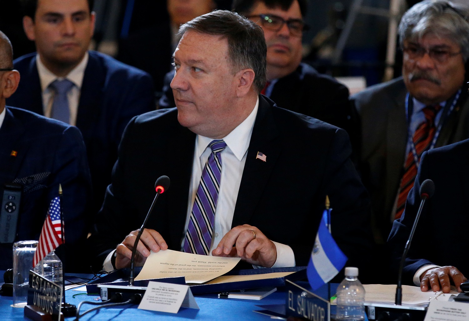 Pompeo: Promovemos que sigan las sanciones y el aislamiento al Gobierno bolivariano por el bien de la región y del mundo