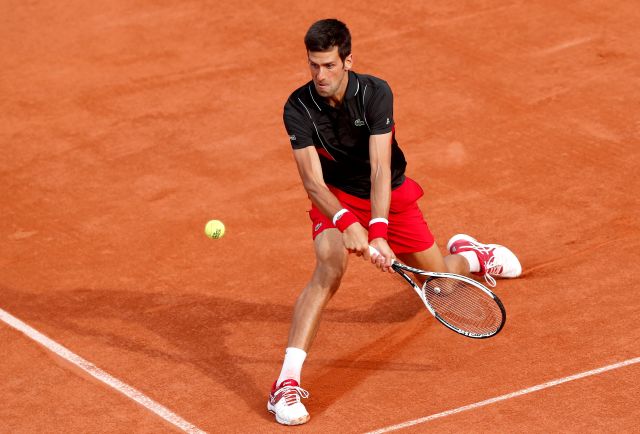 Novak Djokovic venció a  Fernando Verdasco para meterse en cuartos de final del Roland Garros EFE/EPA/GUILLAUME HORCAJUELO
