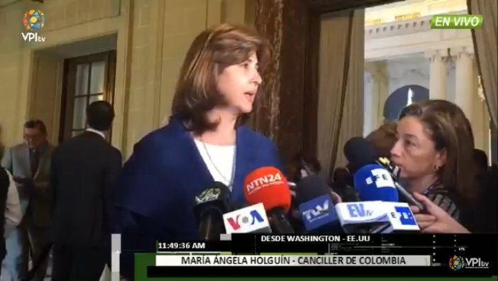 Canciller de Colombia asegura que solo hacen falta 24 votos en la asamblea de cancilleres para suspender a Venezuela de la OEA