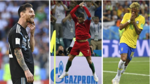 Las cuatro diferencias entre los partidos de Cristiano Ronaldo, Messi y Neymar