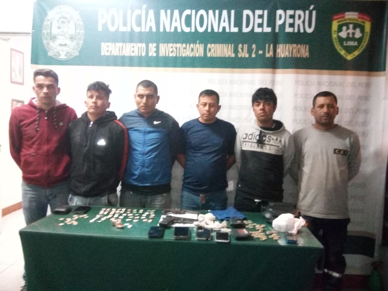 Policía de Lima desarticula tres bandas criminales, entre los detenidos un venezolano