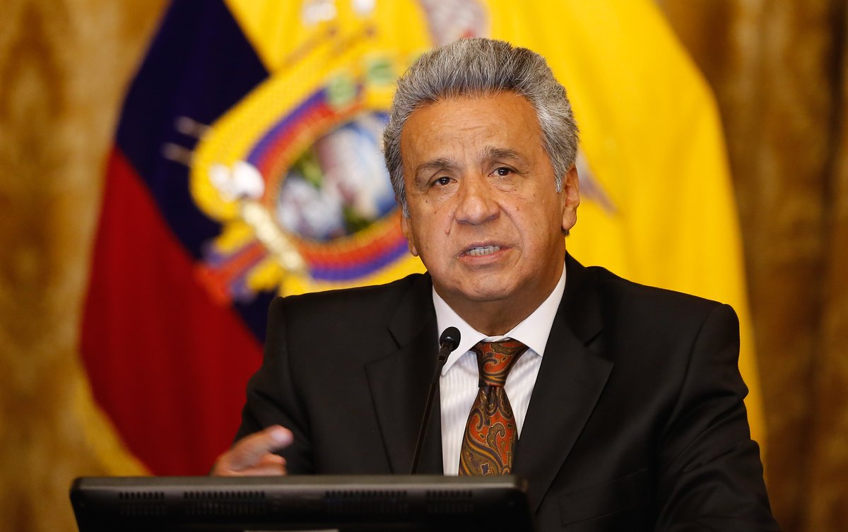 Lenín Moreno invita a Guaidó para que reciba respaldo popular de Ecuador